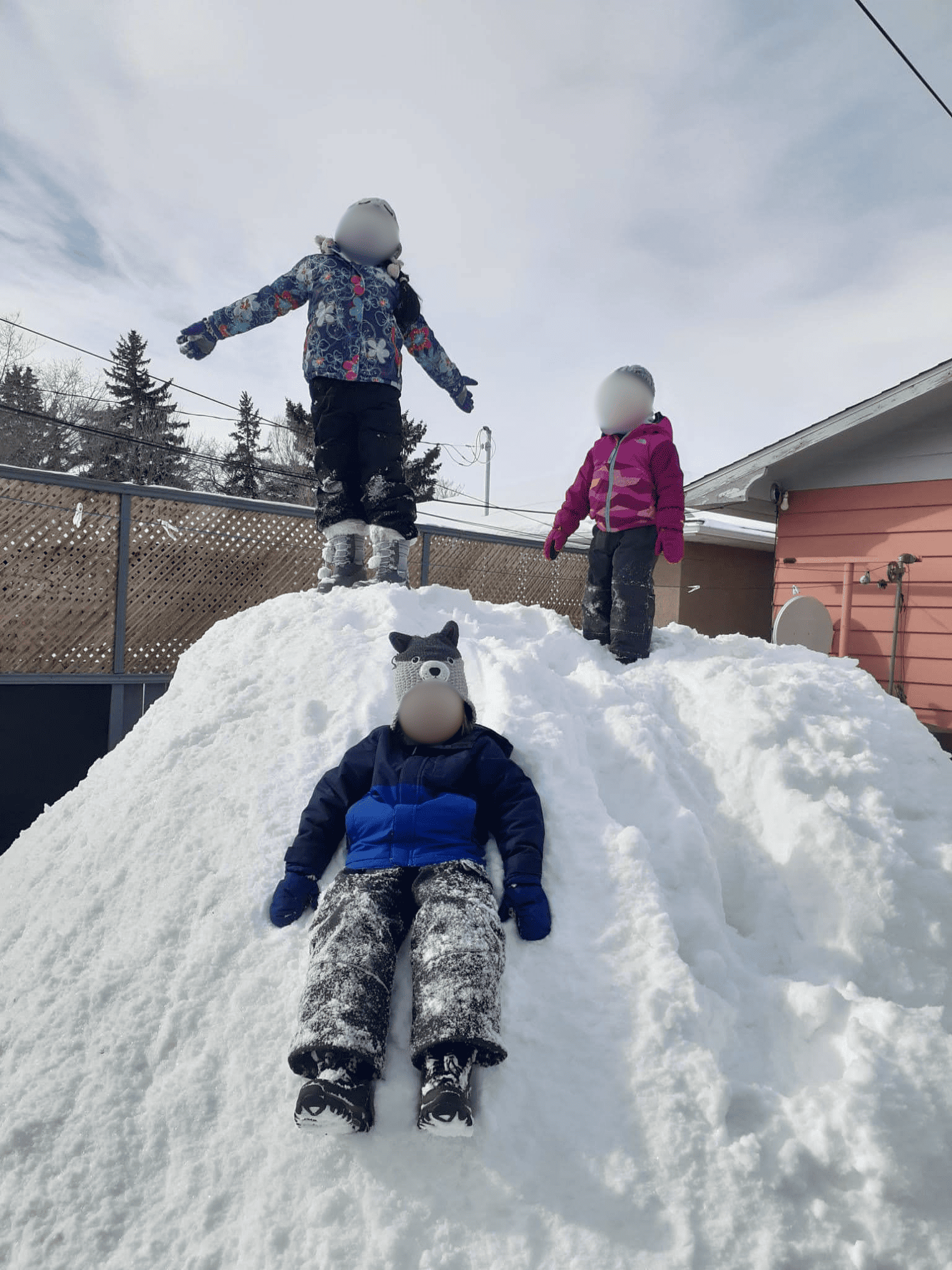 King of the snow hill
